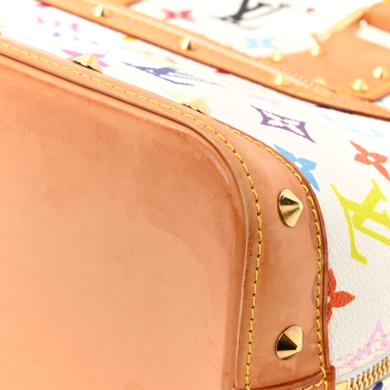 Louis Vuitton Monogram Multicolor Alma PM White 14 of 20