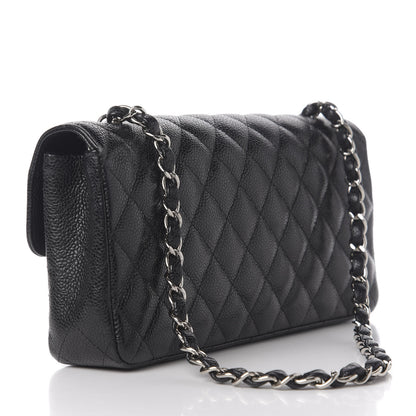 Chanel Caviar Quilted East West Flap Black 4 of 14