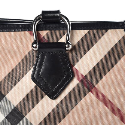 Burberry Supernova Check Stanton Tote Black 16 of 20