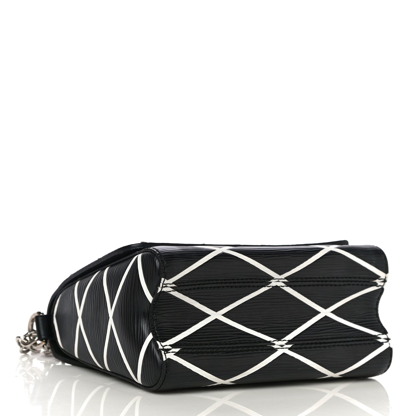 Epi Malletage Twist Shoulder Bag PM Black