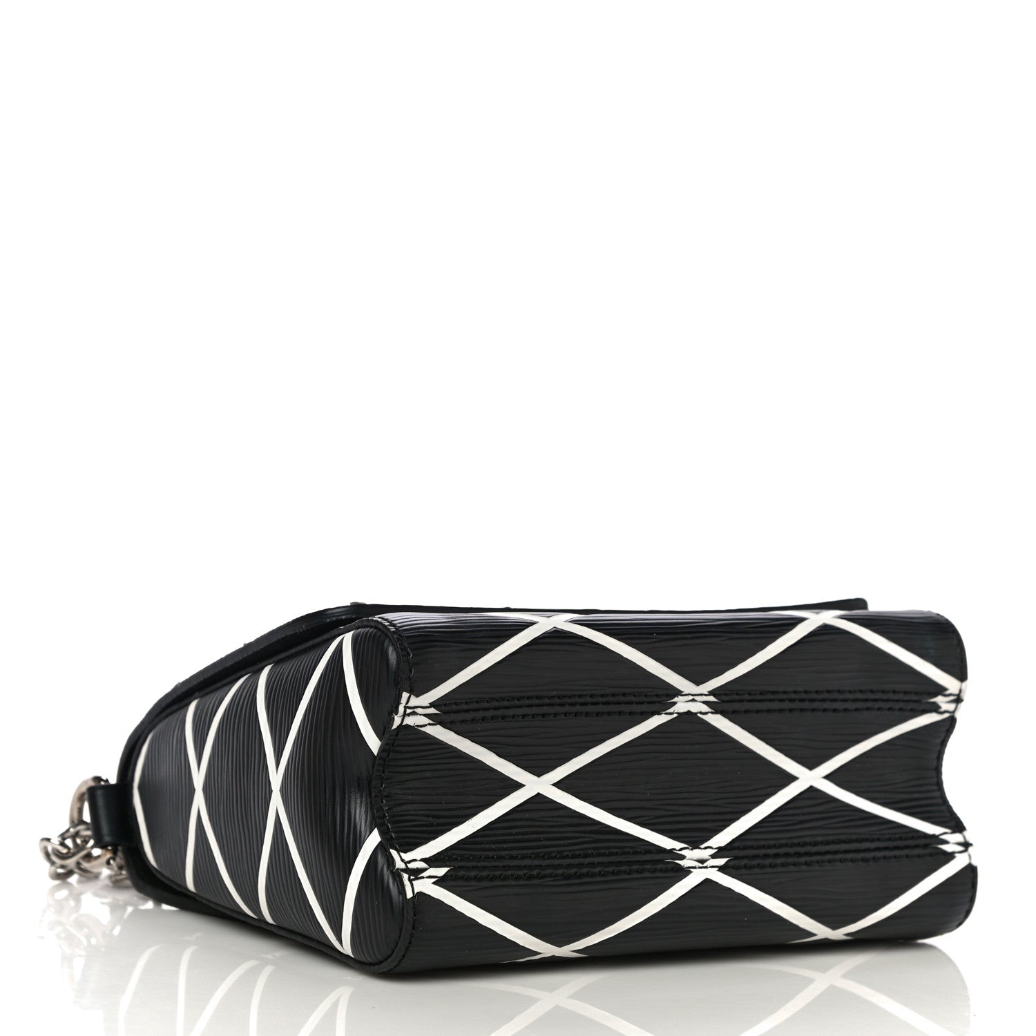 Louis Vuitton Epi Malletage Twist Shoulder Bag PM Black 4 of 9