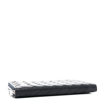 Bottega Veneta Nappa Intrecciato Zip Around Wallet Black 4 of 9