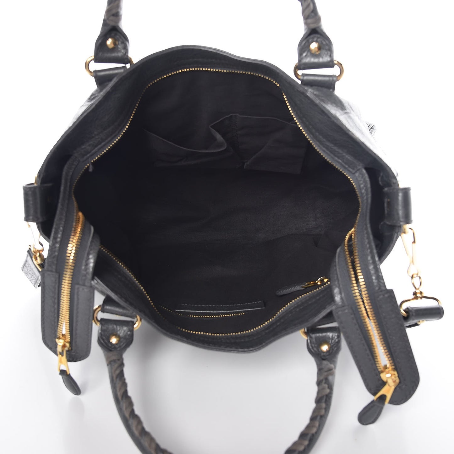 Agneau Giant 12 Gold Hardware Velo Gris Fossile Anthracite