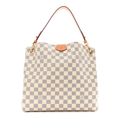 Louis Vuitton Damier Azur Graceful PM Rose Ballerine 1 of 9