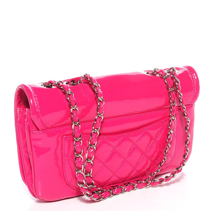 Chanel Vinyl Small Lipstick Flap Fuchsia 3 of 8