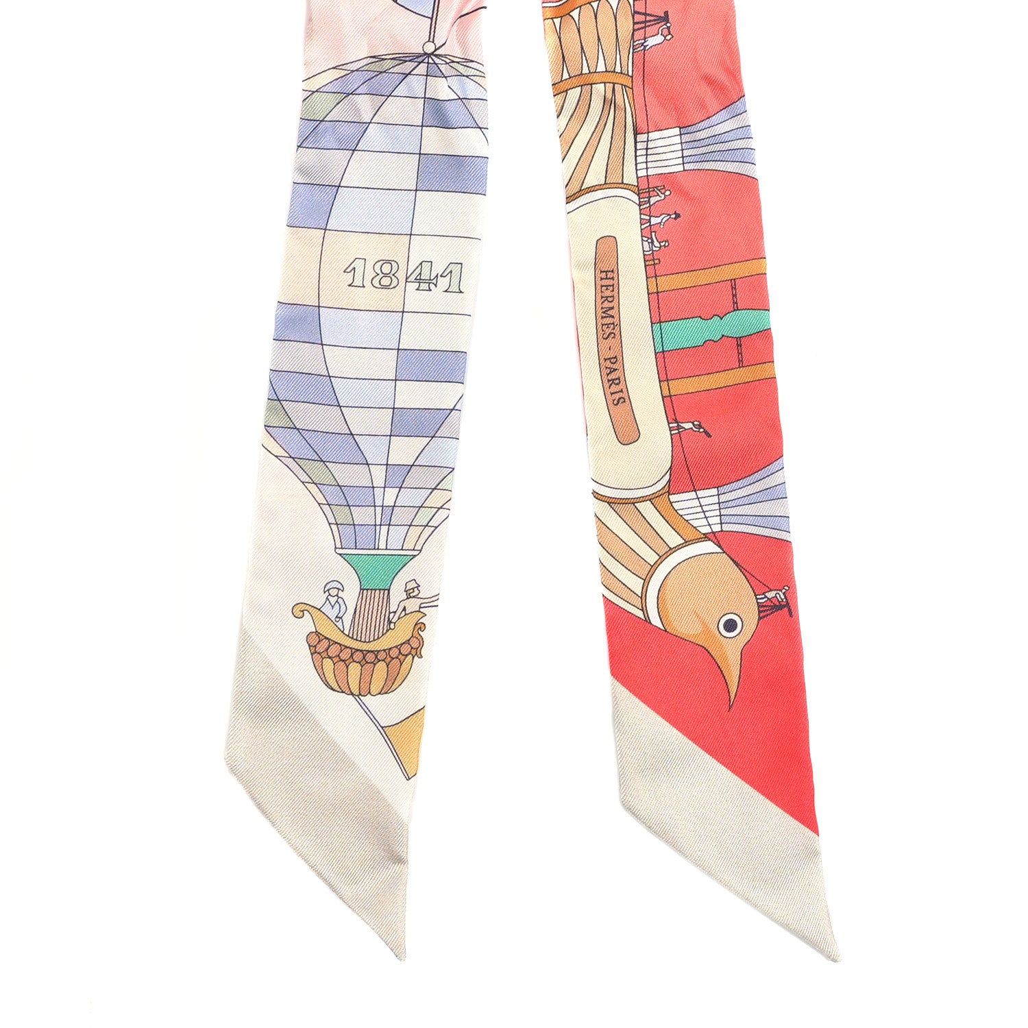 Hermes Silk Les Folies Du Ciel Twilly Grenadine Vert Multicolor 2 of 5