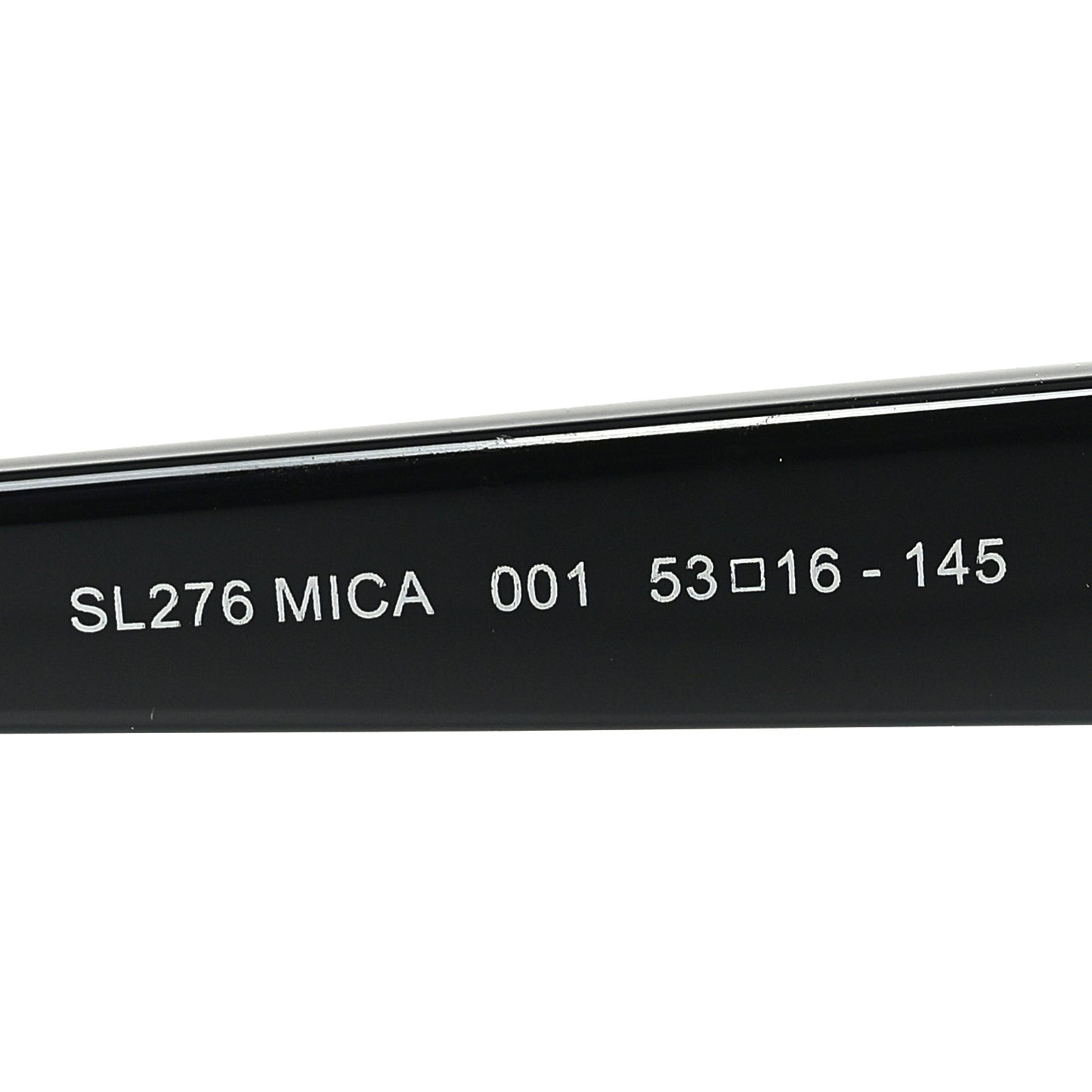 Acetate Mica Cat Eye Sunglasses SL 276 Black