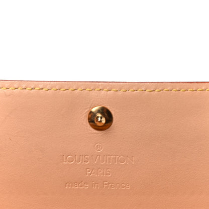 Louis Vuitton Monogram Multicolor Porte-Monnaie Plat Coin Purse White 6 of 6