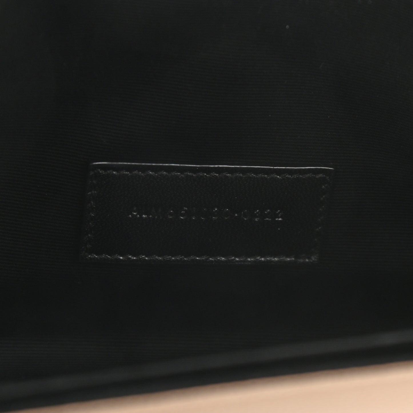 Grain De Poudre Textured Mixed Matelasse Triquilt Monogram Clutch Dark Beige