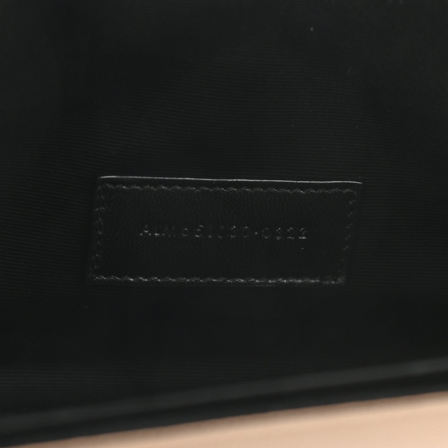 Saint Laurent Grain De Poudre Textured Mixed Matelasse Triquilt Monogram Clutch Dark Beige 7 of 9