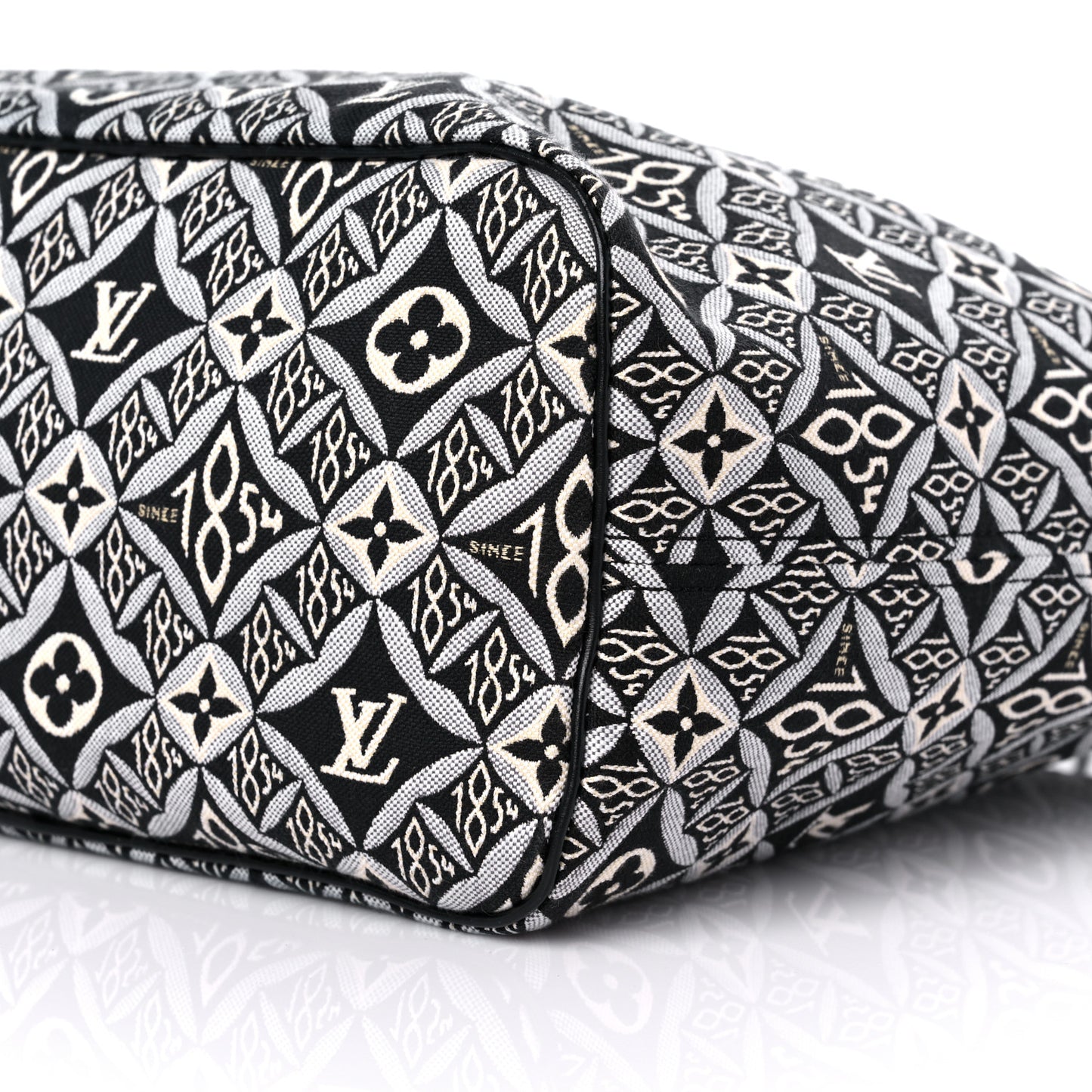 Jacquard Since 1854 Neverfull MM Grey