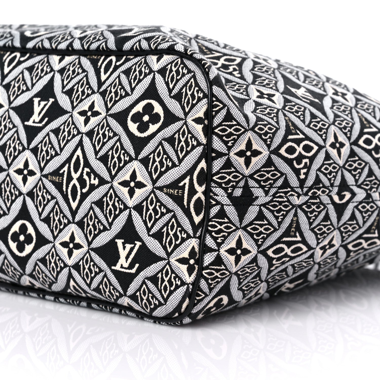 Louis Vuitton Jacquard Since 1854 Neverfull MM Grey 10 of 13