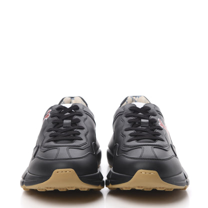 Gucci X MLB Calfskin LA Dodgers Mens Rhyton Sneakers 9 Black 2 of 9