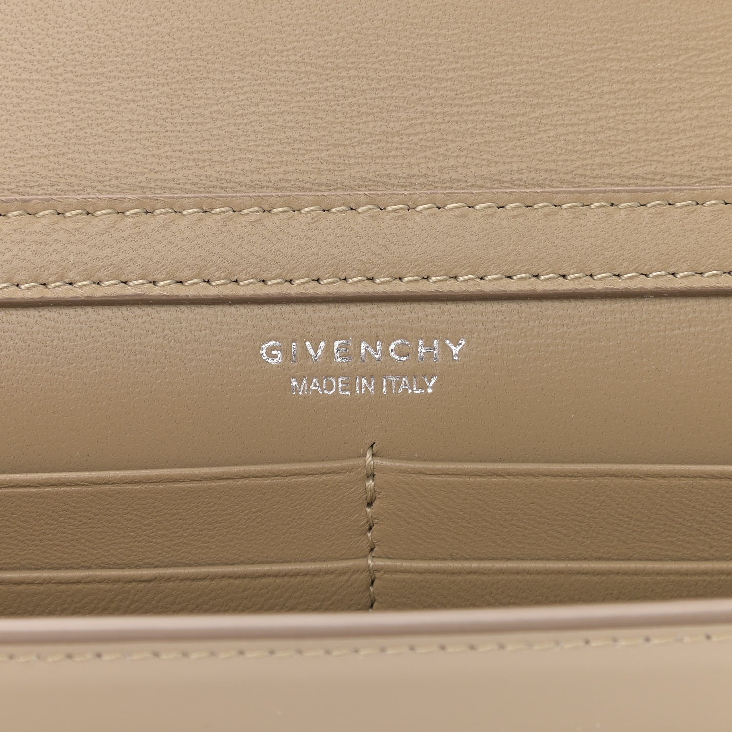 Givenchy Calfskin 4G Wallet on Chain Dune 6 of 10