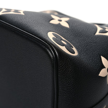 Louis Vuitton Empreinte Monogram Giant Neonoe MM Black Beige 11 of 13