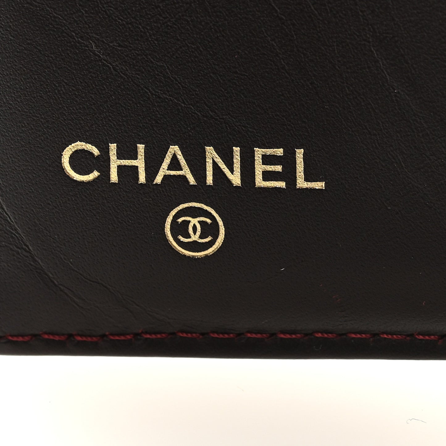 Caviar Quilted Compact French Flap Wallet Black