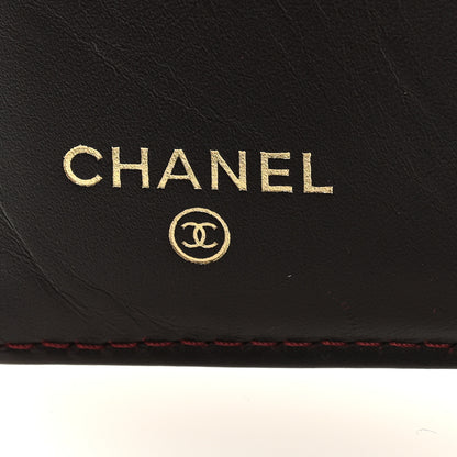 Chanel Caviar Quilted Compact French Flap Wallet Black 5 of 6