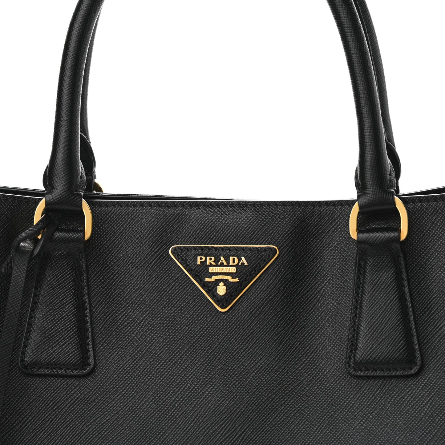 Saffiano Lux Large Tote Black