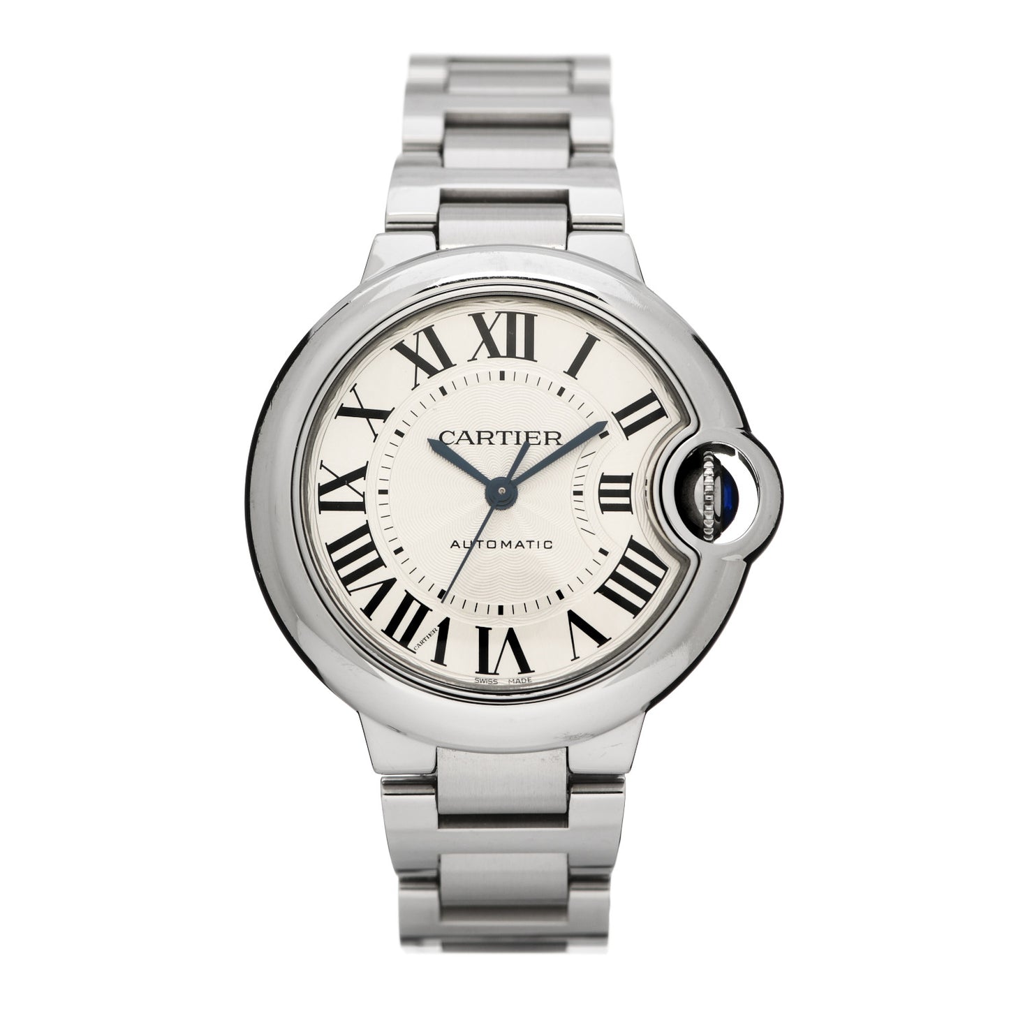 Stainless Steel 33mm Ballon Bleu De Cartier Automatic Watch