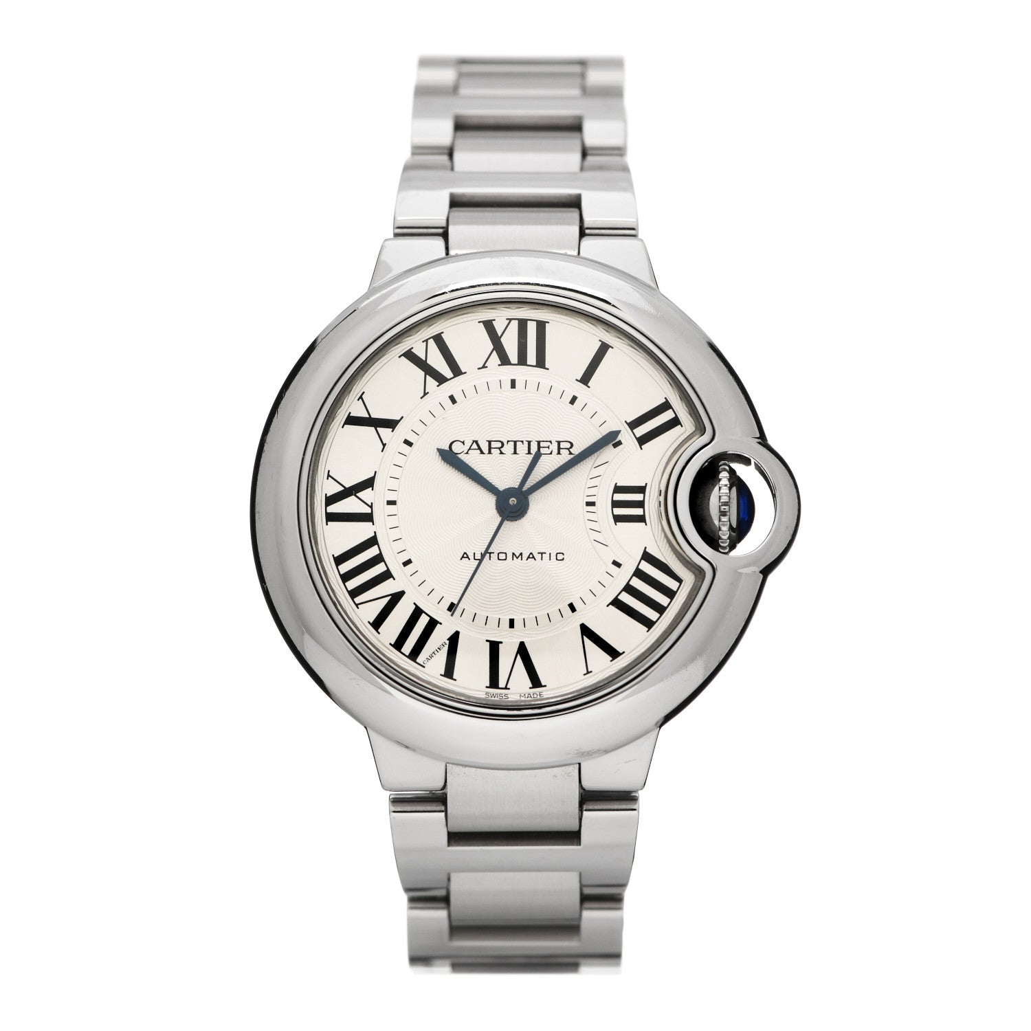 Cartier Stainless Steel 33mm Ballon Bleu De Cartier Automatic Watch 1 of 5