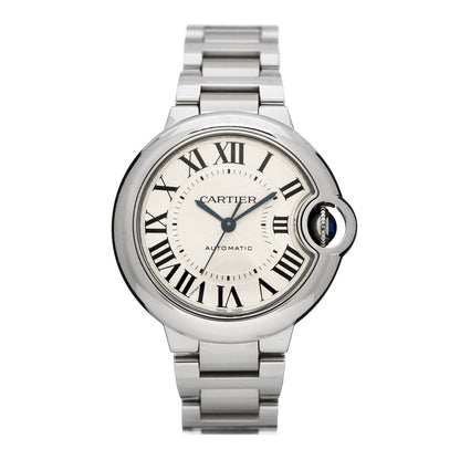 Cartier Stainless Steel 33mm Ballon Bleu De Cartier Automatic Watch 1 of 5