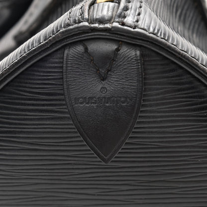 Louis Vuitton Epi Speedy 25 Black 6 of 10