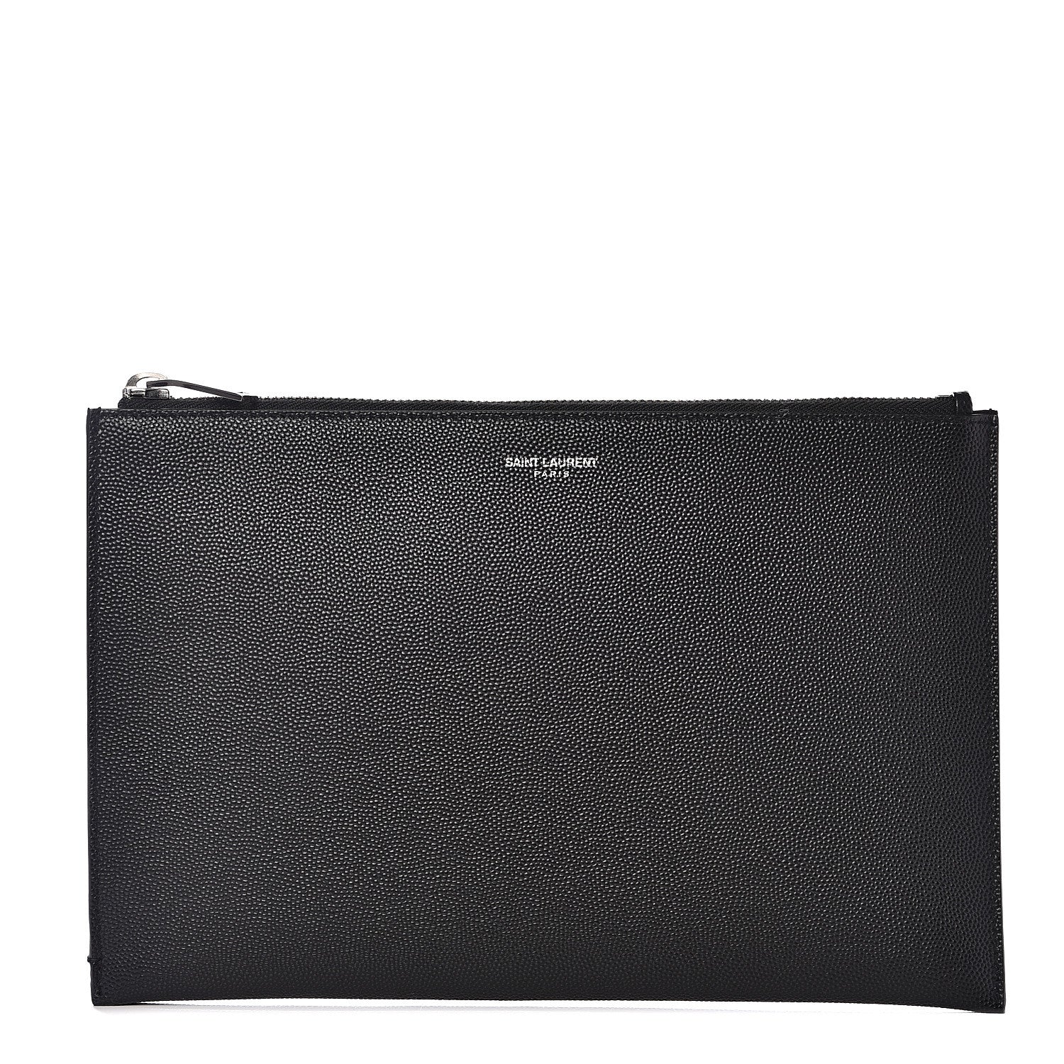 Saint Laurent Grain de Poudre Mini Tablet Holder Black 1 of 7