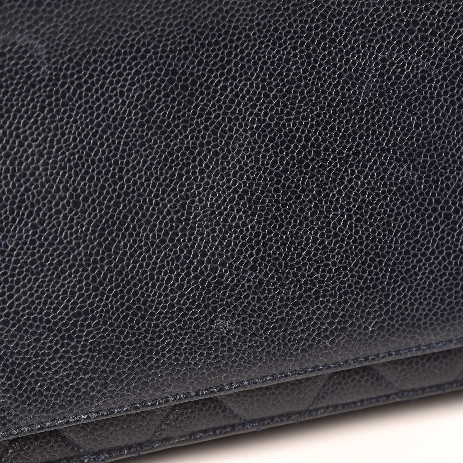 Chanel Caviar Quilted Large Retro Class Flap Dark Navy Blue 17 of 19
