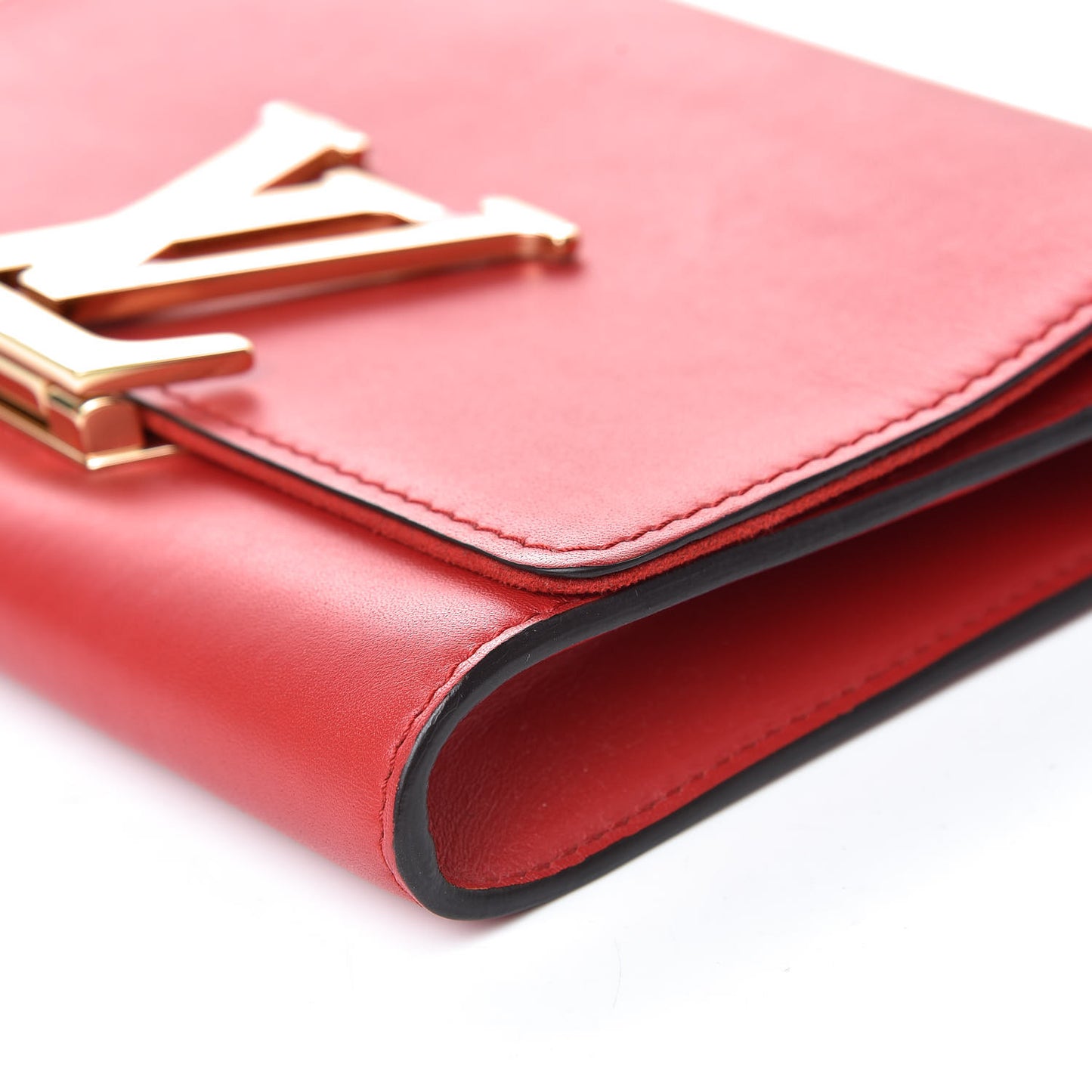 Calfskin Chain Louise GM Framboise