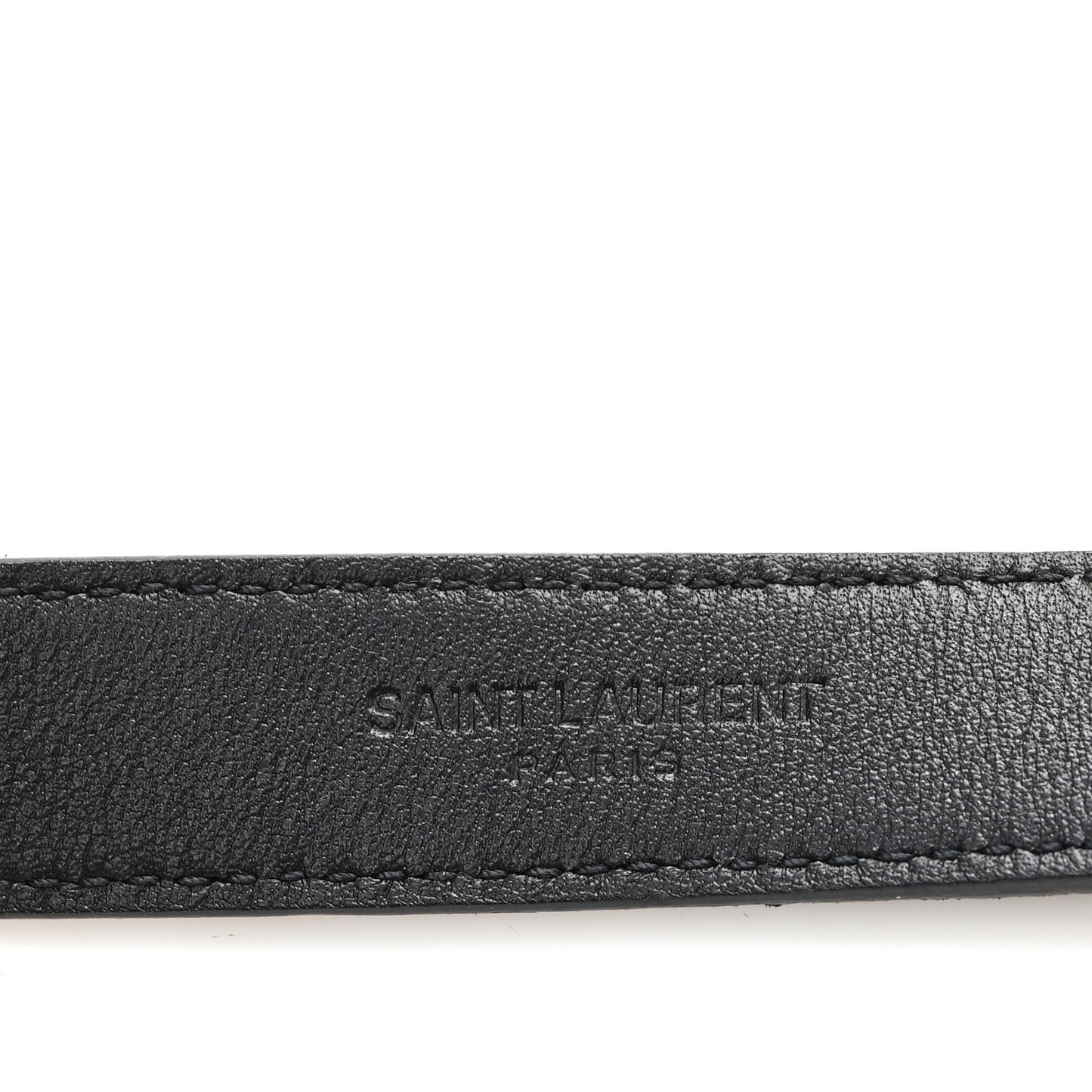 Suede Calfskin Monogram Square Buckle Belt 75 30 Black