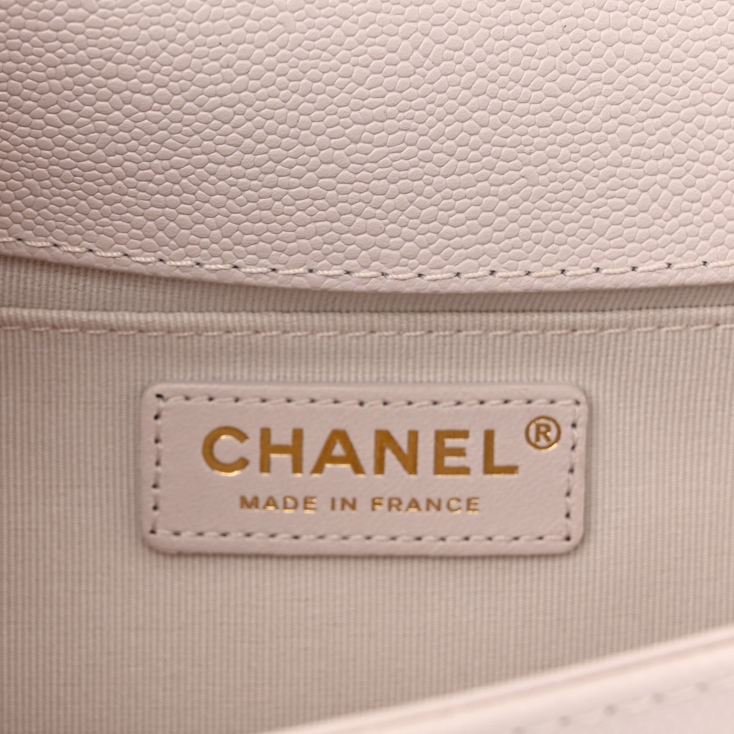 Chanel Caviar Quilted Chain Around Medium Boy Flap Light Purple 7 of 10