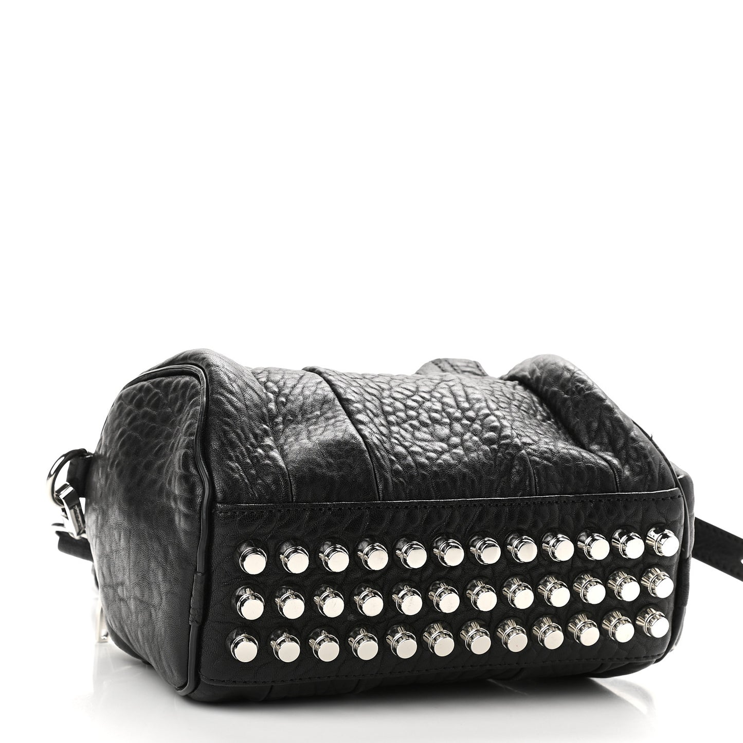 Pebbled Lambskin Mini Rockie Black Rhodium Hardware