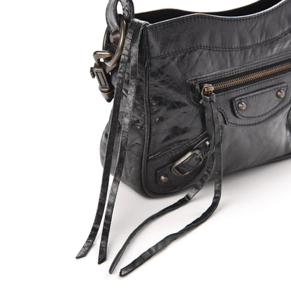Balenciaga Chevre Classic Hardware Shoulder Bag Black 9 of 9