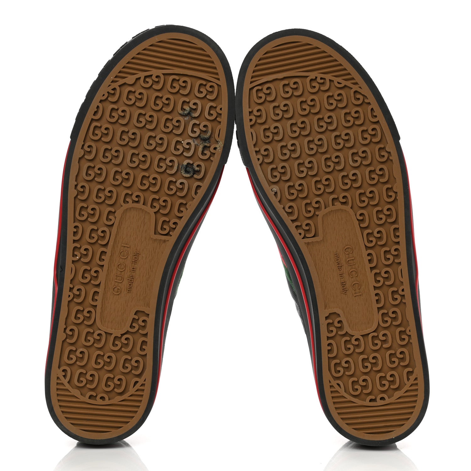 Gucci Econyl Nylon Web Monogram Off The Grid Womens 1977 Tennis Sneakers 38 Black 6 of 9