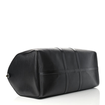 Louis Vuitton Epi Keepall 55 Black 4 of 17