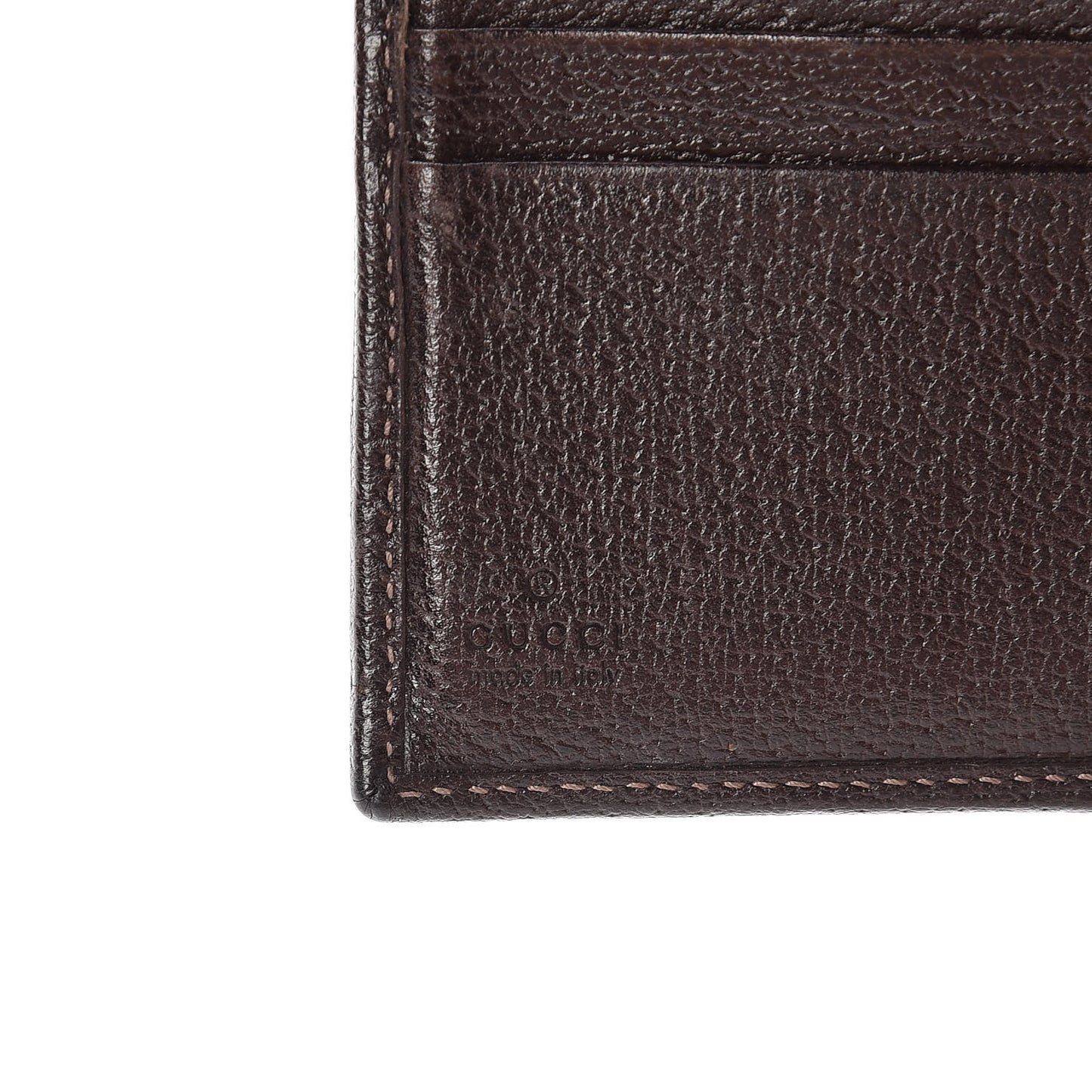 Monogram Abbey Compact Wallet Dark Brown