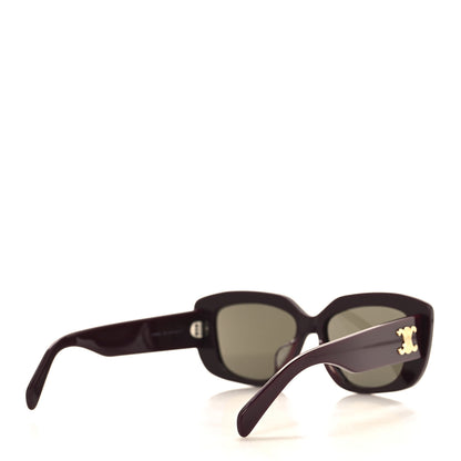 Celine Acetate Triomphe Sunglasses CL40216U Dark Aubergine 4 of 7