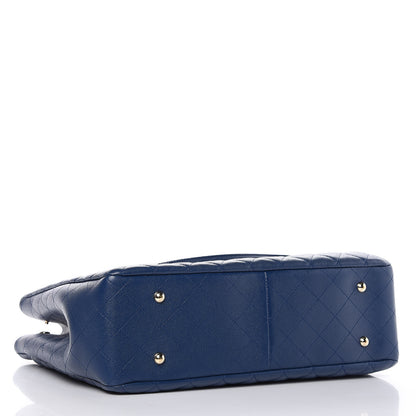 Chanel Caviar Quilted Large Classic Shopping Tote Blue 4 of 11