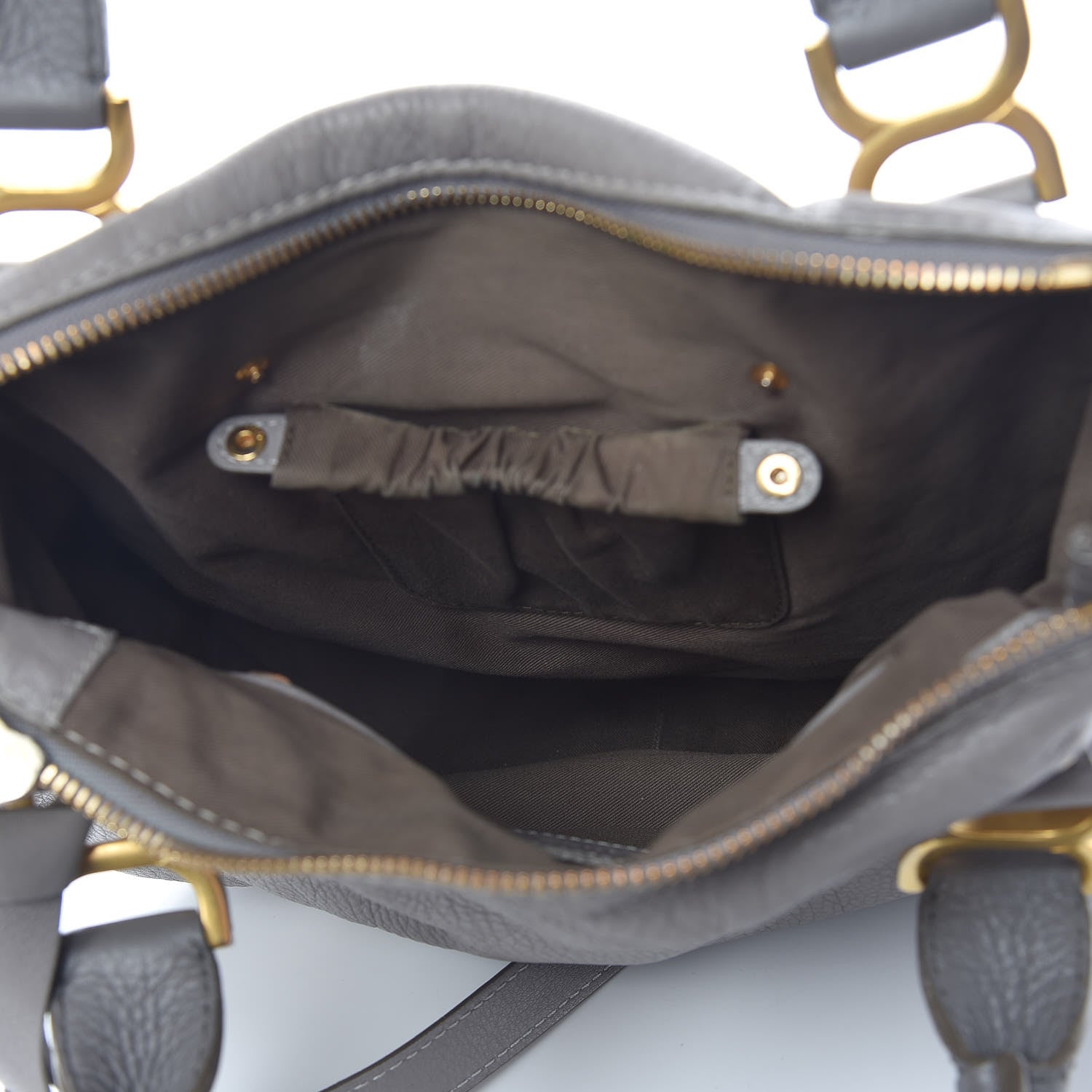 Chloe Calfskin Medium Marcie Satchel Cashmere Grey 6 of 16