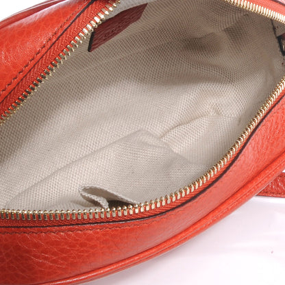 Gucci Pebbled Calfskin Small Soho Disco Bag Sun Orange 5 of 8