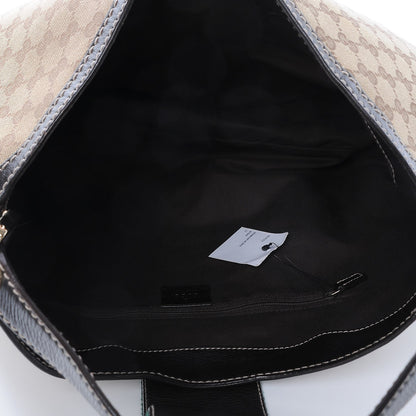 Gucci Monogram Large New Ladies Web Hobo Dark Brown 5 of 7
