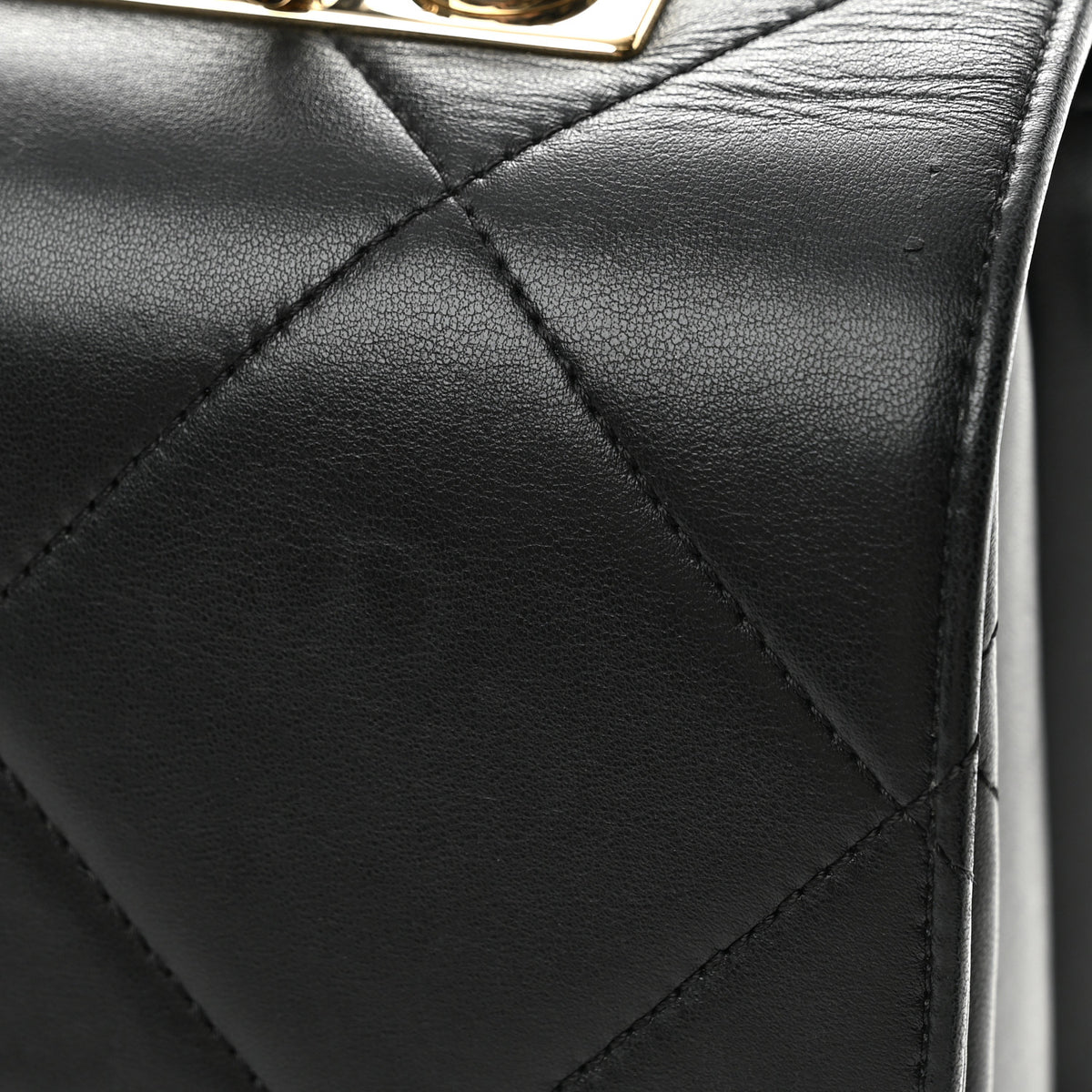 Chanel Lambskin Quilted Medium Trendy CC Flap Dual Handle Bag Black 14 of 14
