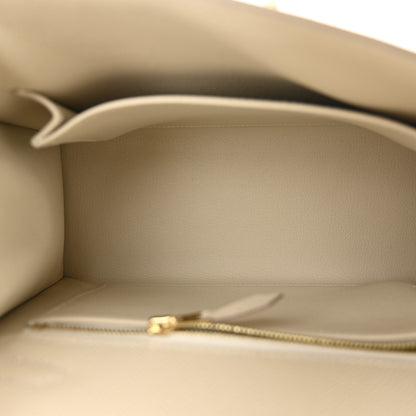 Hermes Epsom Kelly Sellier 25 Craie 5 of 11