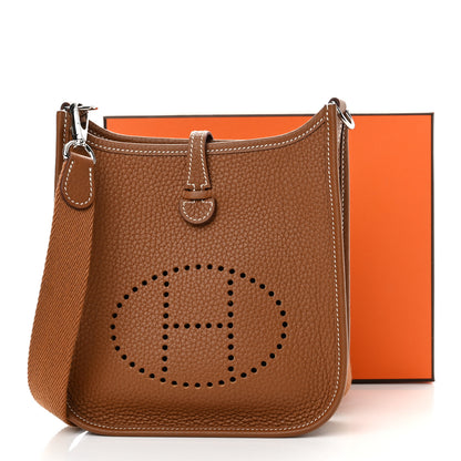 Hermes Taurillon Clemence Evelyne TPM Gold 11 of 11