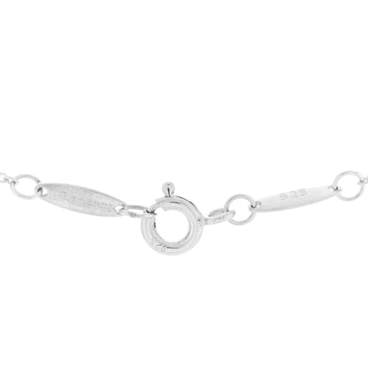 Tiffany Sterling Silver Diamond .03ct Elsa Peretti Diamonds by the Yard Pendant Necklace 4 of 5