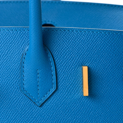 Hermes Epsom Birkin 30 Bleu Zanzibar 26 of 43