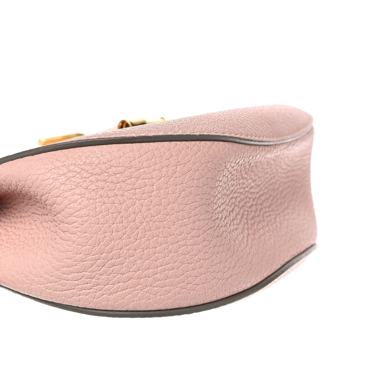 Chloe Grained Lambskin Mini Drew Shoulder Bag Cement Pink 7 of 9