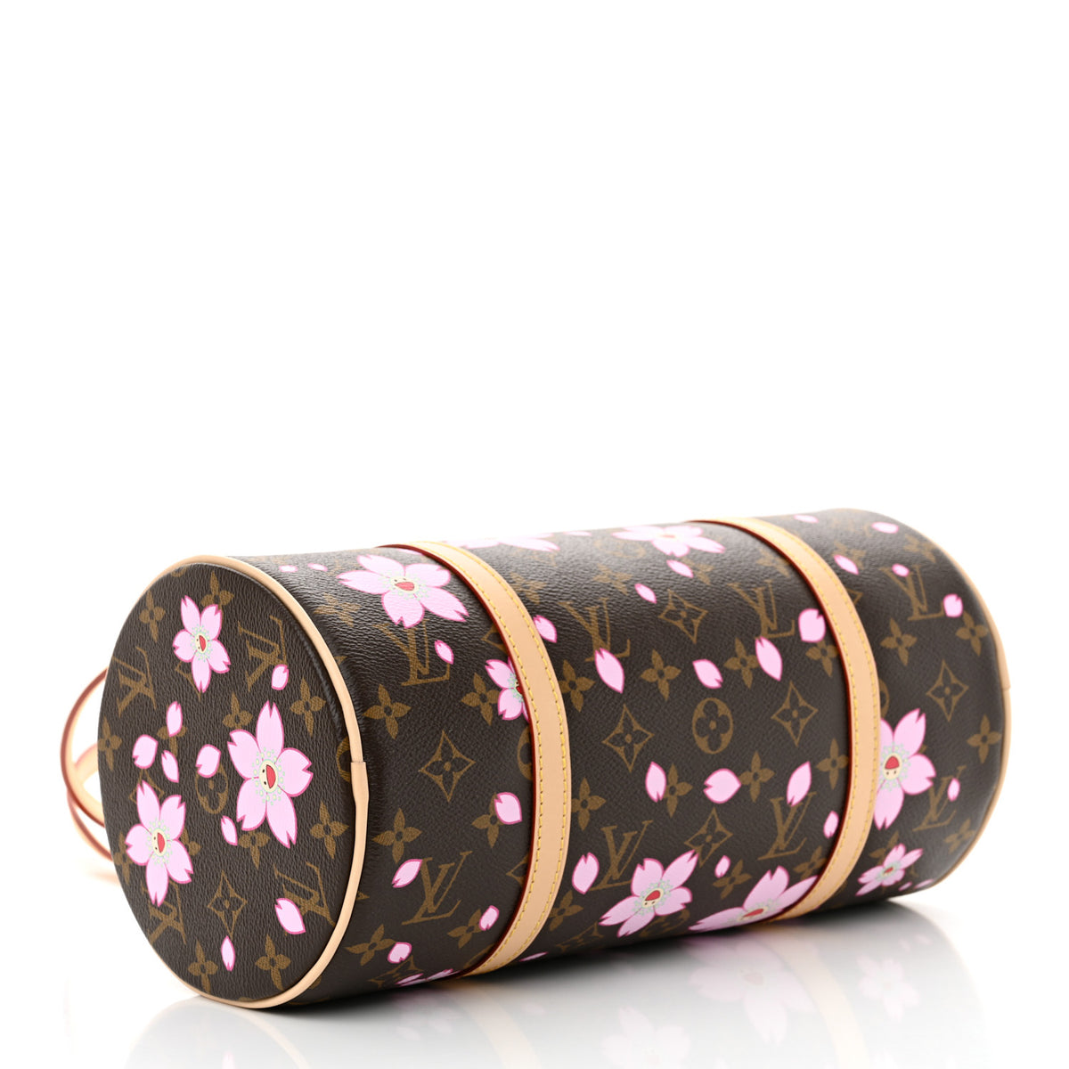 LV X TM Monogram Cherry Blossom Papillon Sakura Brown