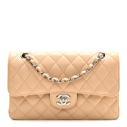 Chanel Caviar Quilted Small Double Flap Beige 1 of 11