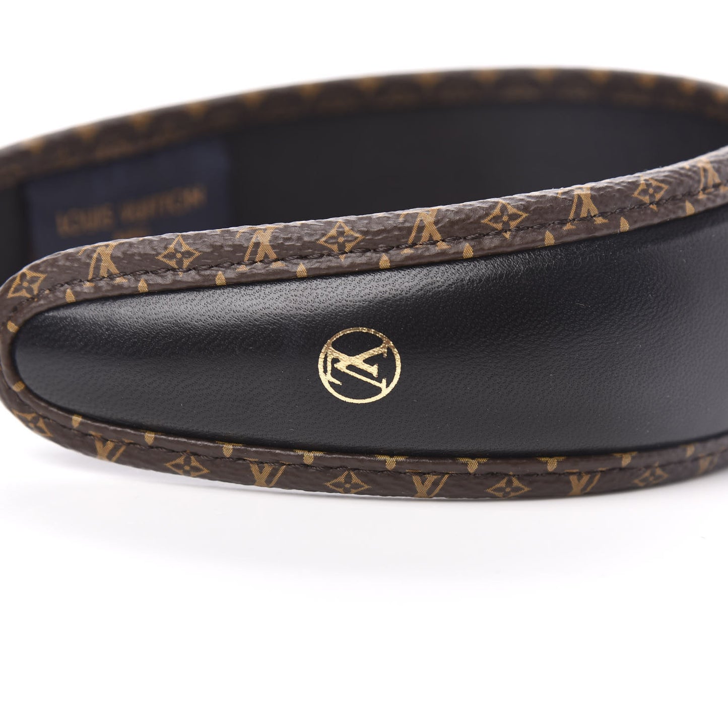 Monogram Headband Black